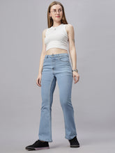 Zuya Bootcut Denim Jeans - 5 Pockets / Flattering, Timeless Style / Ice Blue - MY4020 ICE