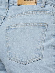 Zuya Wide Leg Denim Jeans - Effortless Edge - Light Blue - MY2059 ICE C