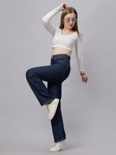 Zuya Straight Fit Denim Jeans - Timeless Sophistication - Dark Blue - MY3059 DX