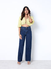 Zuya Straight Fit Plain Denim Jeans - Timeless Sophistication - Dark Blue- MY3059-DX-PLAIN-A