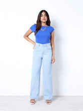 Zuya Straight Fit Plain Denim Jeans - Timeless Sophistication - Ice Blue- MY3059-ICE-PLAIN-A