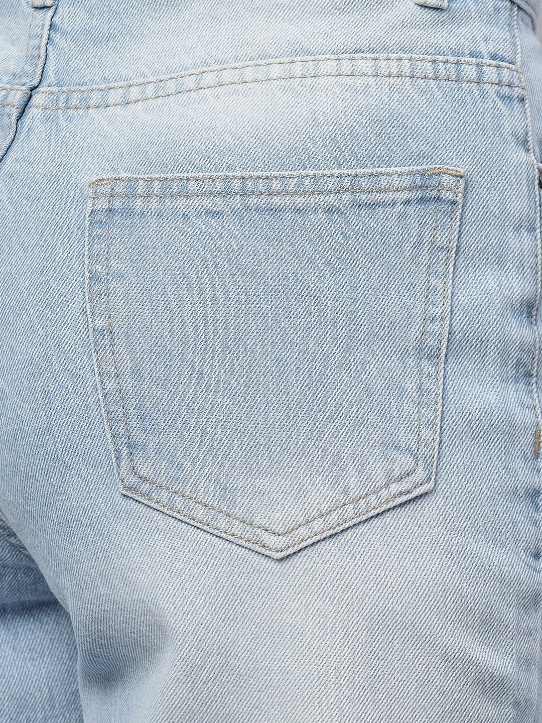 Zuya Wide Leg Denim Jeans - Effortless Edge - White Ice Blue - MY2059 W ICE
