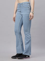 Zuya Bootcut Denim Jeans - 5 Pockets / Flattering, Timeless Style / Ice Blue - MY4020 ICE