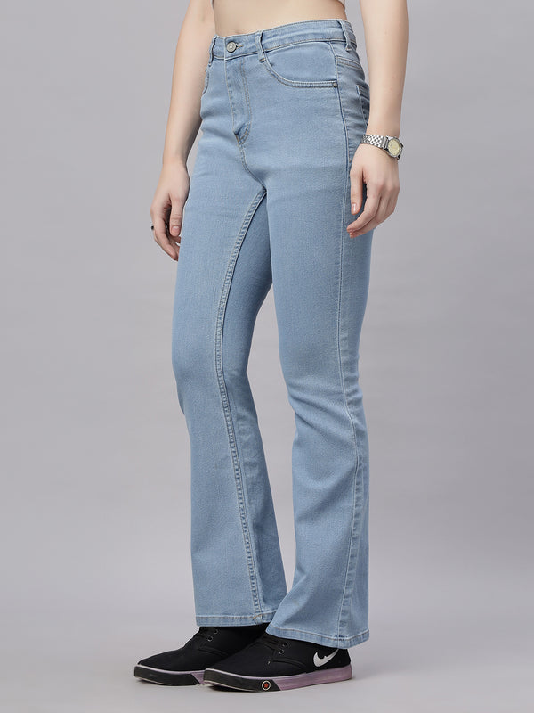 Zuya Ice Bootcut Denim Jeans – Sleek Retro-Inspired Look MY4020 ICE