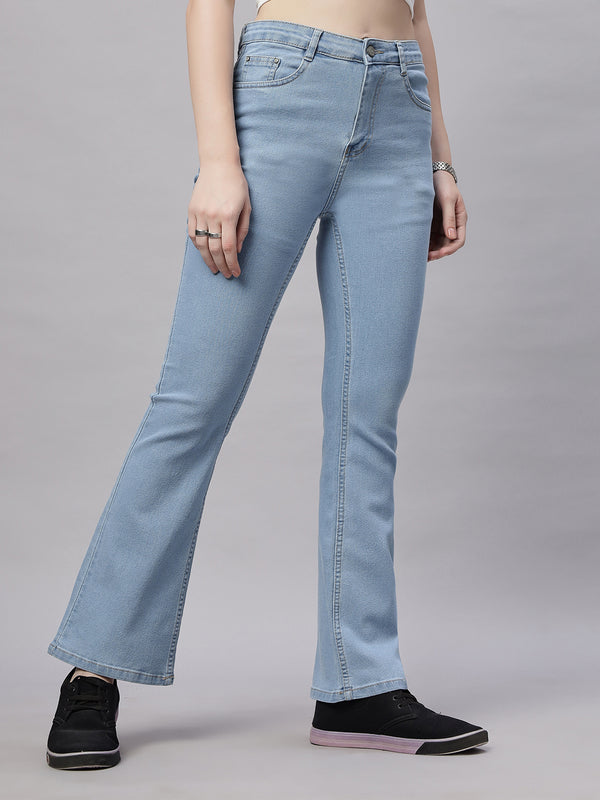Zuya Ice Bootcut Denim Jeans – Sleek Retro-Inspired Look MY4020 ICE