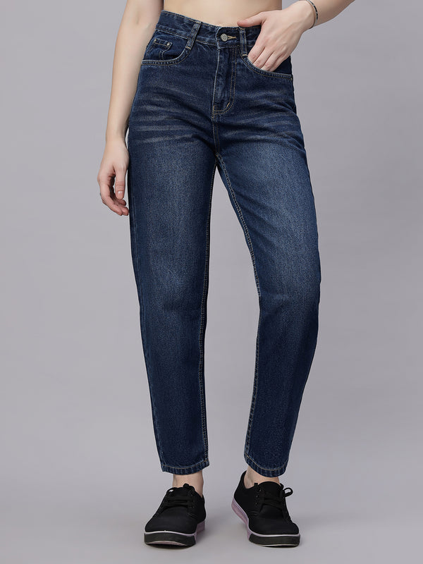 Zuya Mom Fit Whisker Jeans – Effortless Everyday Comfort MY3060 W DX2