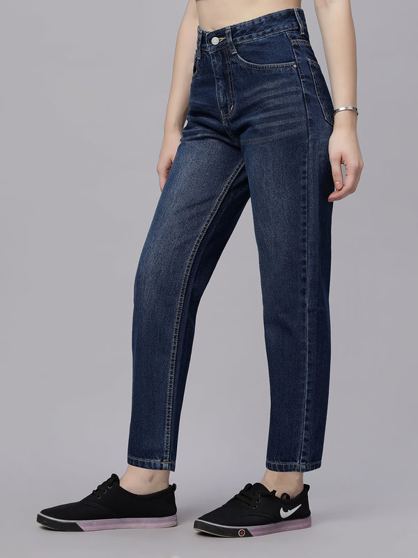 Zuya Mom Fit Whisker Jeans – Effortless Everyday Comfort MY3060 W DX2