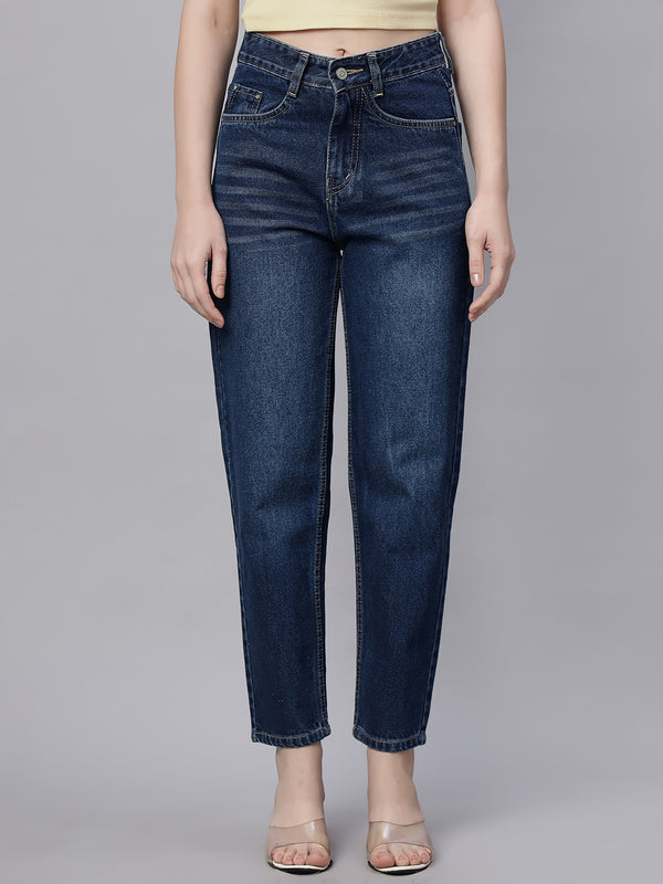 Zuya Mom Fit Whisker Jeans – Effortless Everyday Comfort MY3060W DX