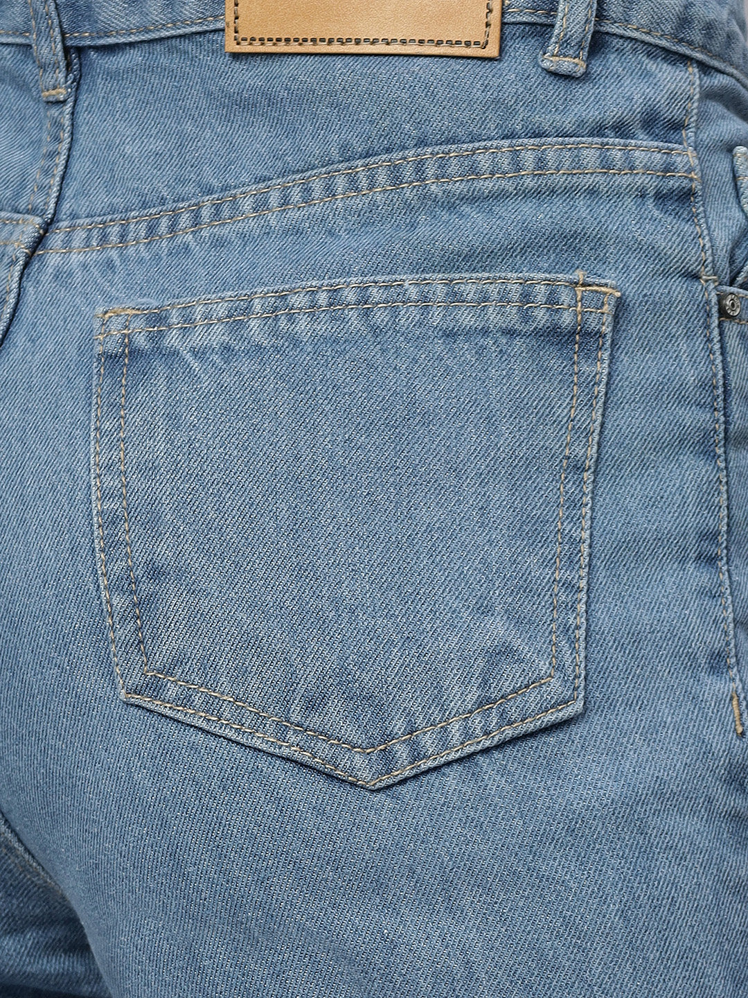 Zuya Wide Leg Denim Jeans - Effortless Edge - Blue - MY2059 ICE  HOLD