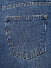Zuya Whisker Mom Fit Denim Jeans - Effortless Vintage Cool - Stone Blue - MY3060 STONE HOLD