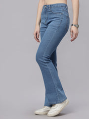 Zuya Bootcut Denim Jeans - 5 Pockets / Flattering, Timeless Style / Stone Blue - MY4020 STONE