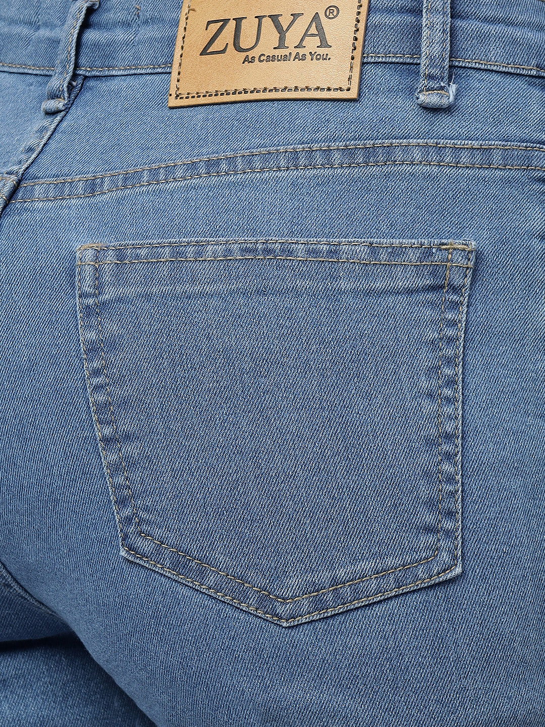 Zuya Bootcut Denim Jeans - 5 Pockets / Flattering, Timeless Style / Stone Blue - MY4020 STONE