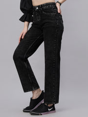 Zuya Straight Fit Denim Jeans - Timeless Sophistication - Charcoal - MY3059 CHARCOAL