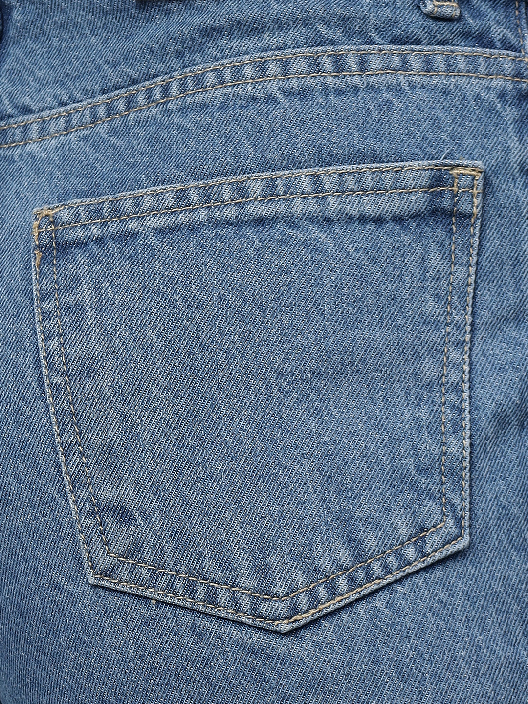 Zuya Wide Leg Denim Jeans - Effortless Edge - Stone Blue - MY2059 STONE C